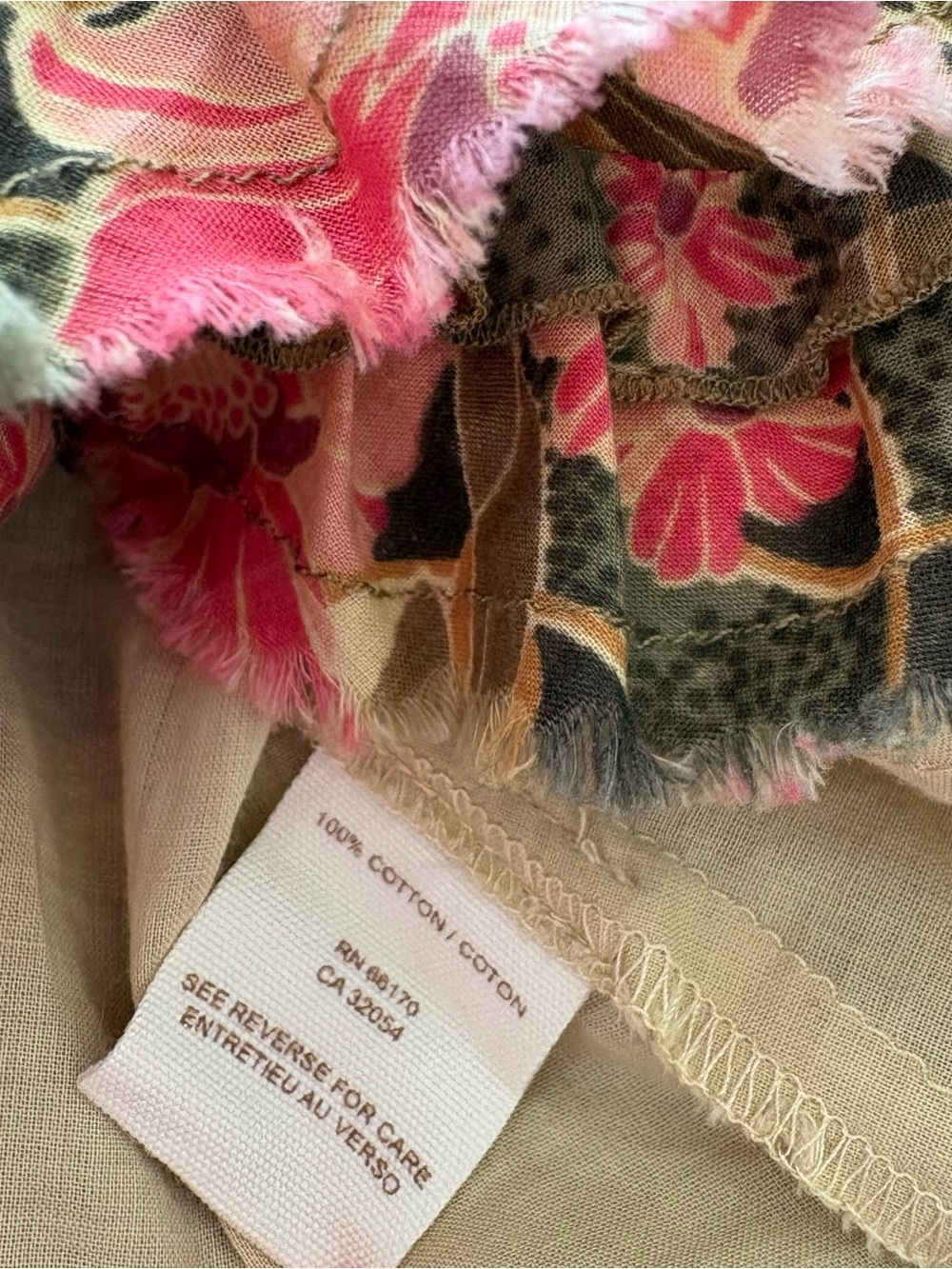 Free People The Originals Jacquard Vintage Pink And Green Floral Dress, Size 6 - Picture 7 of 7
